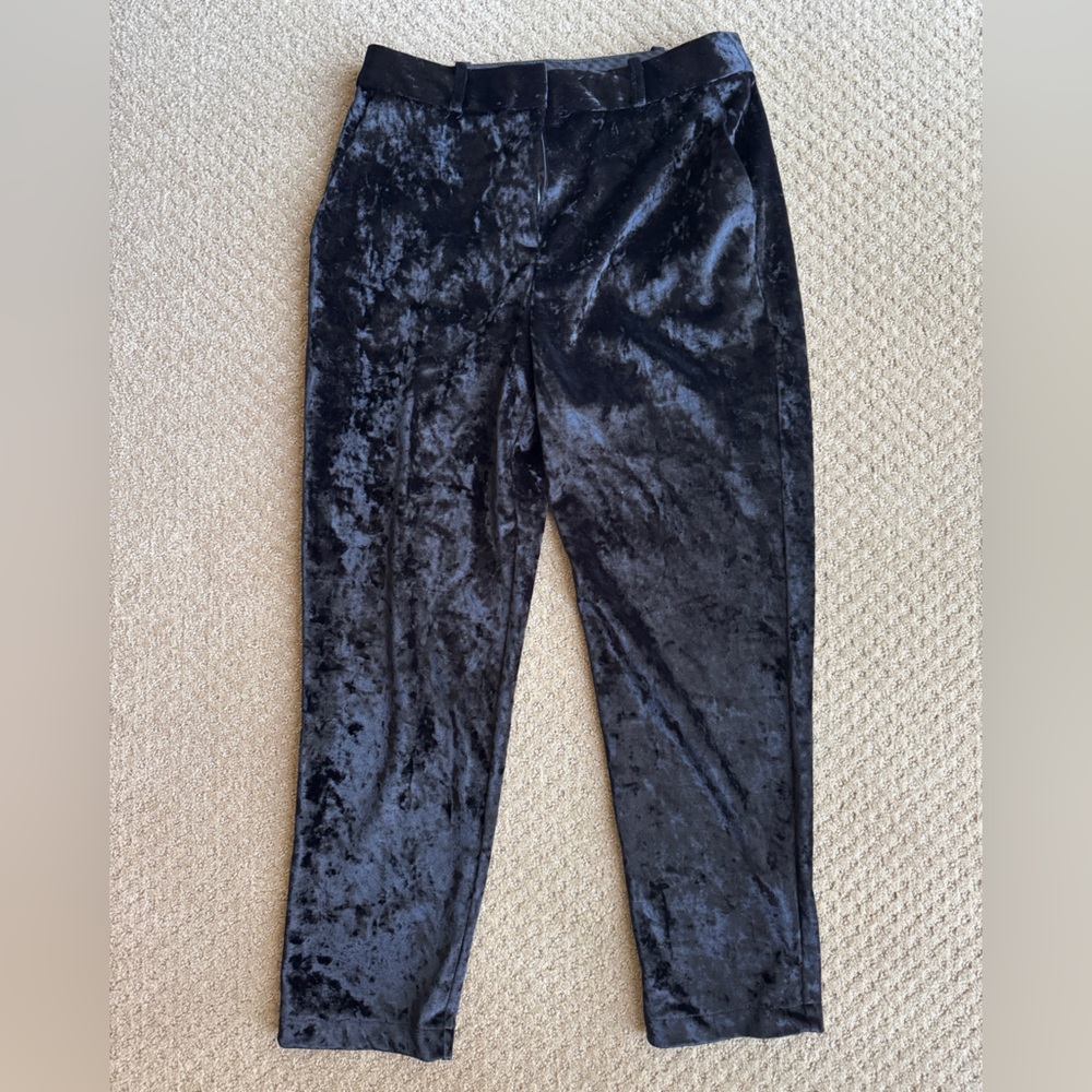 Topshop Velvet Ankle Trouser